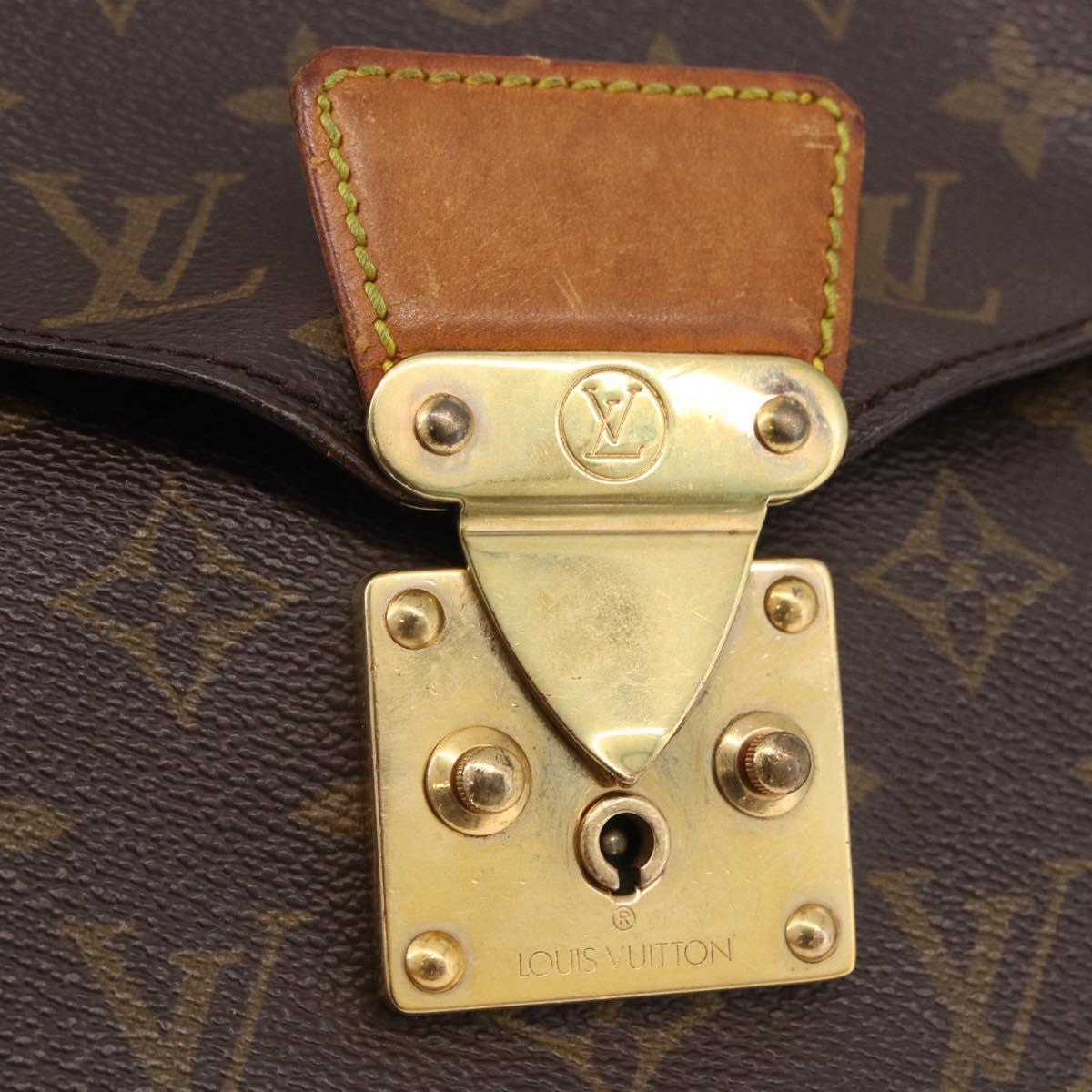 LOUIS VUITTON Monogram Serviette Conseiller Briefcase M53331 LV Auth 185967