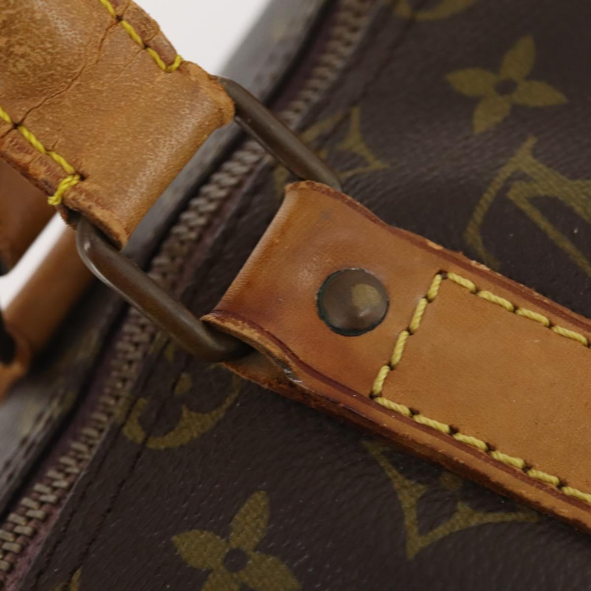 LOUIS VUITTON Monogram Keepall 50 Boston Bag M41426 LV Auth 185977