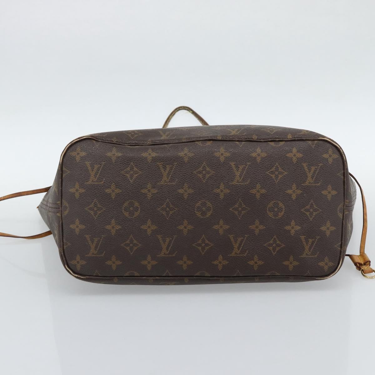 LOUIS VUITTON Monogram Neverfull MM Tote Bag M40156 LV Auth 185982