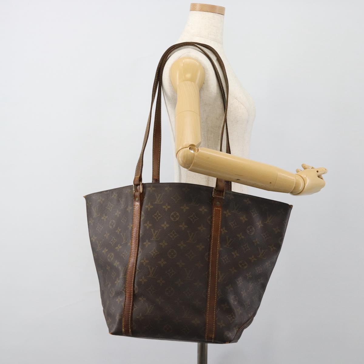LOUIS VUITTON Monogram Sac Shopping GM Tote Bag M51110 LV Auth 185985