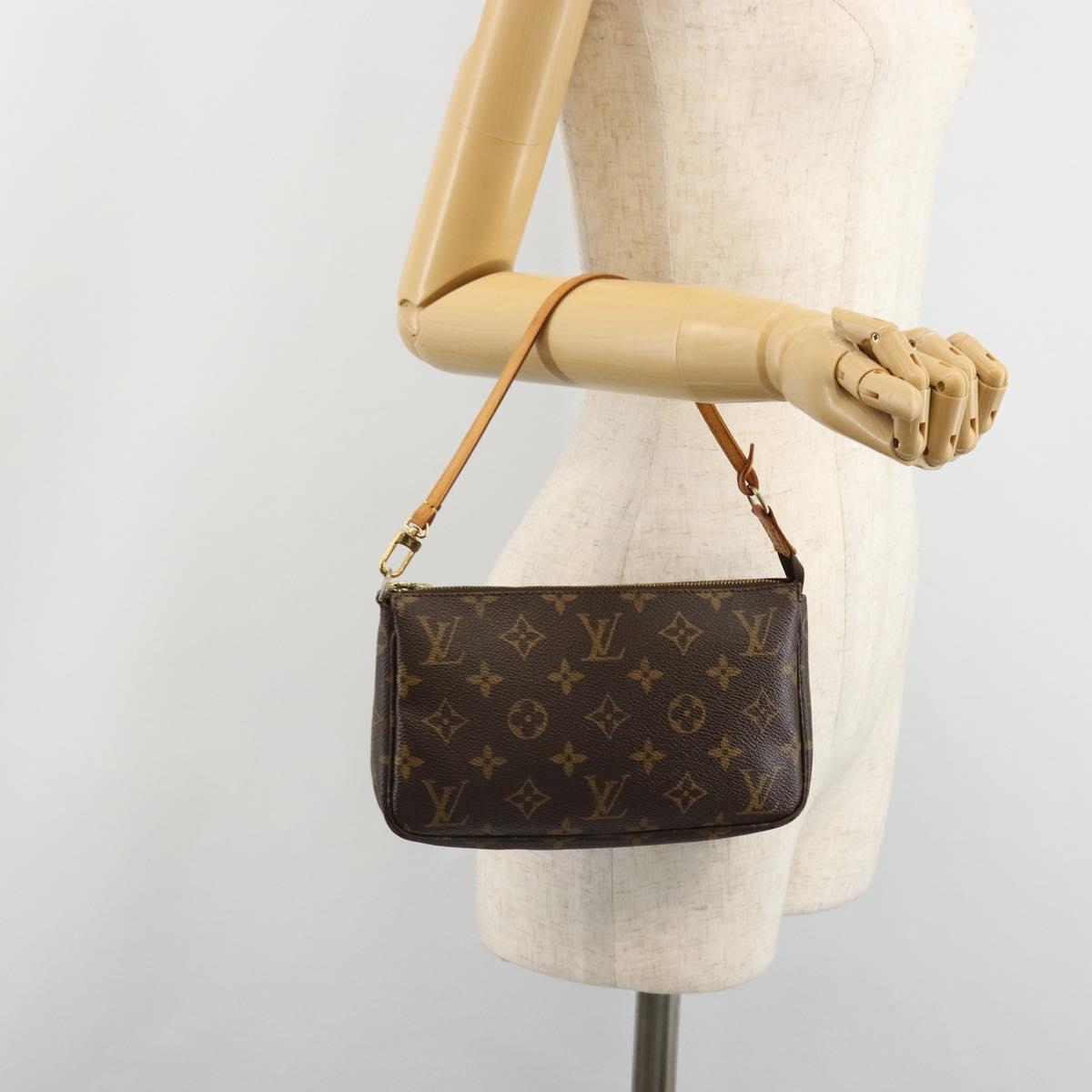 LOUIS VUITTON Monogram Pochette Accessoires Accessory Pouch M51980 Auth 185987A