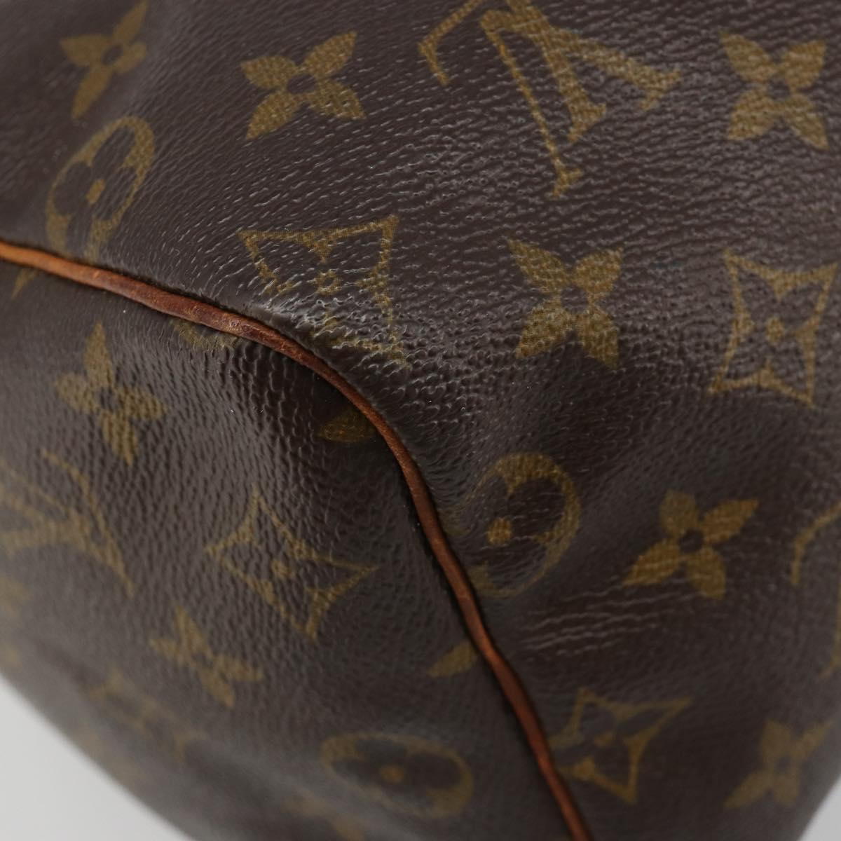 LOUIS VUITTON Monogram Speedy 25 Hand Bag M41528 LV Auth 185988