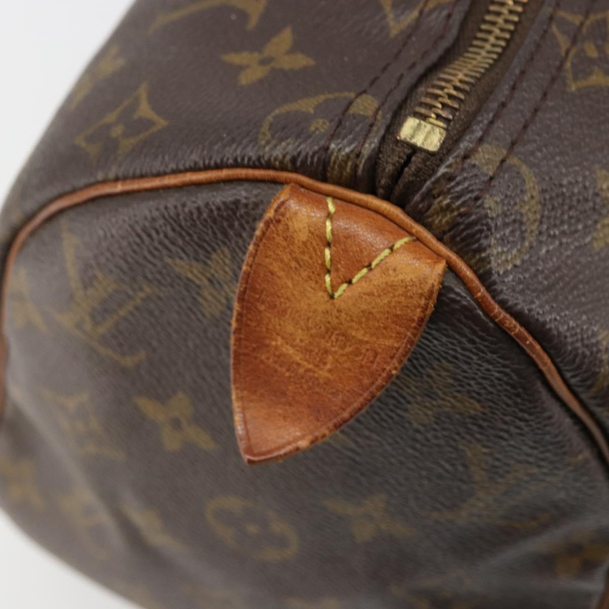 LOUIS VUITTON Monogram Speedy 25 Hand Bag M41528 LV Auth 185988
