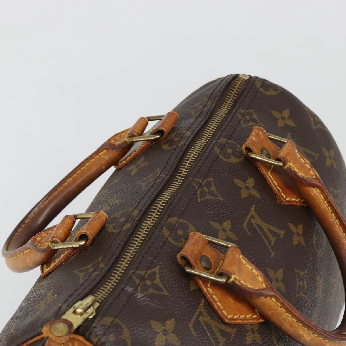 LOUIS VUITTON Monogram Speedy 25 Hand Bag M41528 LV Auth 185988