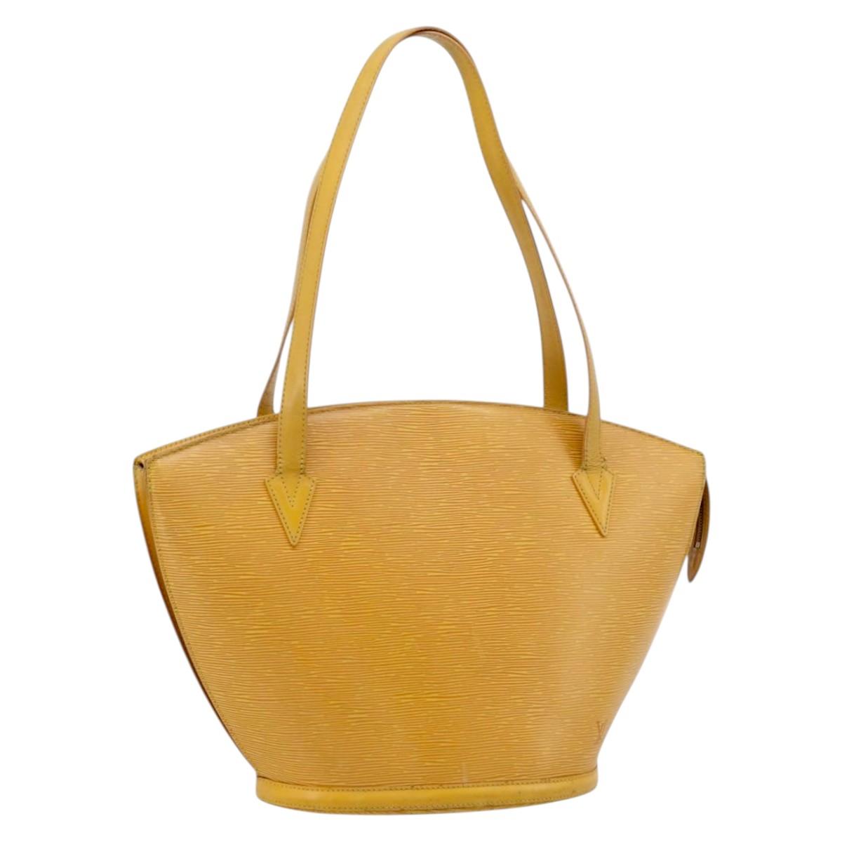 LOUIS VUITTON Epi Saint Jacques Shopping Bag Yellow M52269 LV Auth 185994