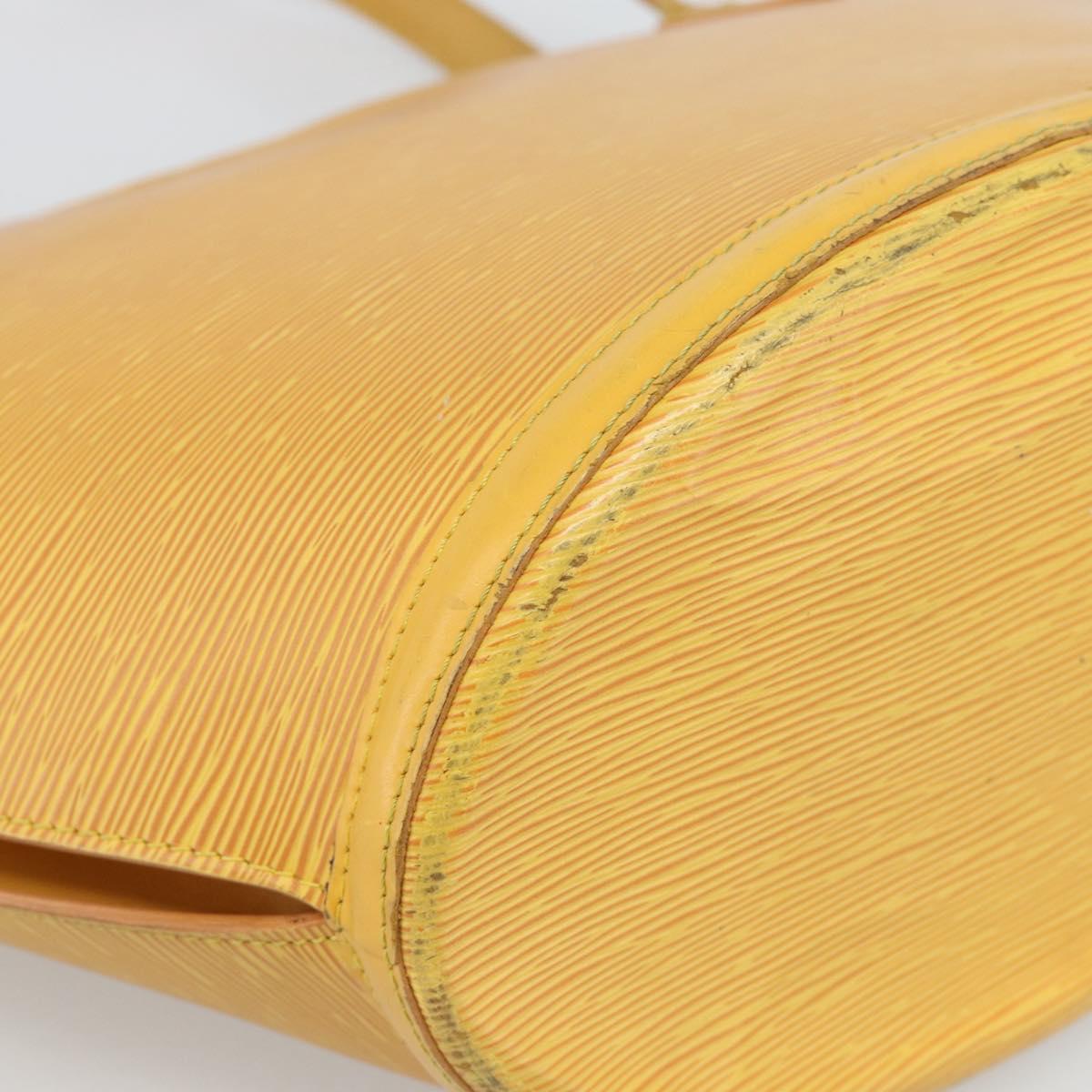 LOUIS VUITTON Epi Saint Jacques Shopping Bag Yellow M52269 LV Auth 185994
