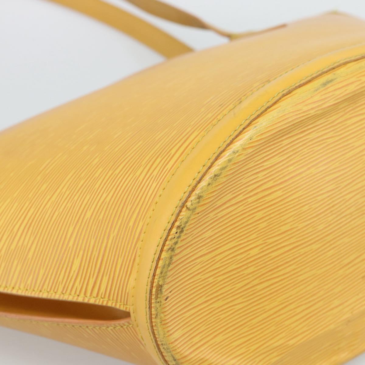 LOUIS VUITTON Epi Saint Jacques Shopping Bag Yellow M52269 LV Auth 185994