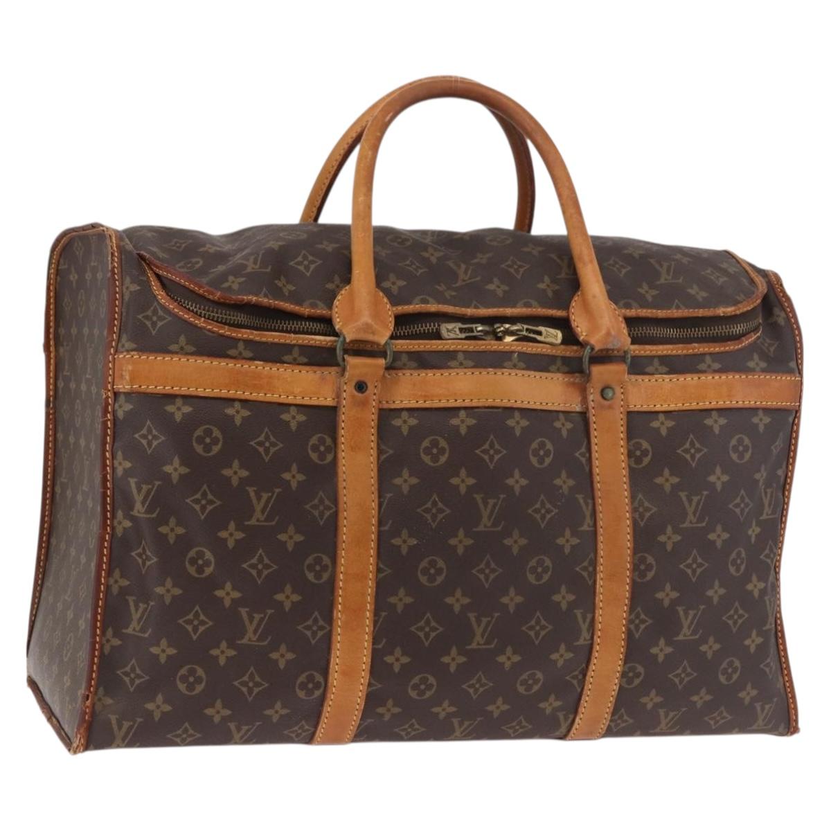 LOUIS VUITTON Monogram Sac Chasseur 55 Boston Bag M41922 LV Auth 186003