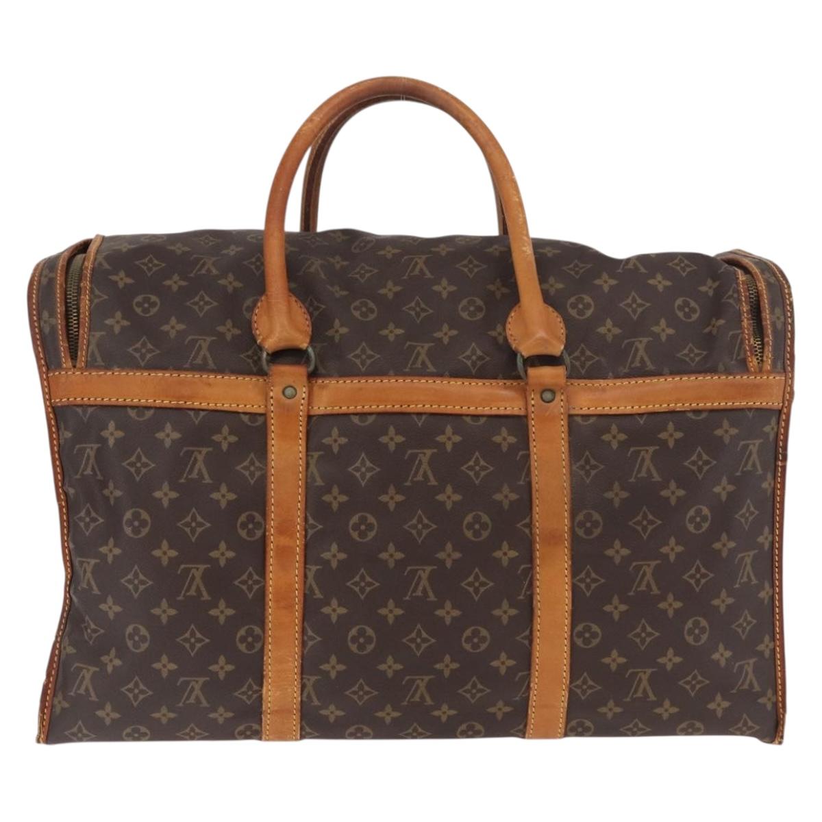 LOUIS VUITTON Monogram Sac Chasseur 55 Boston Bag M41922 LV Auth 186003