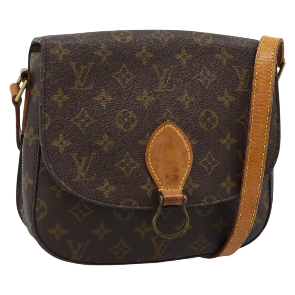 LOUIS VUITTON Monogram Saint Cloud GM Shoulder Bag M51242 LV Auth 186028