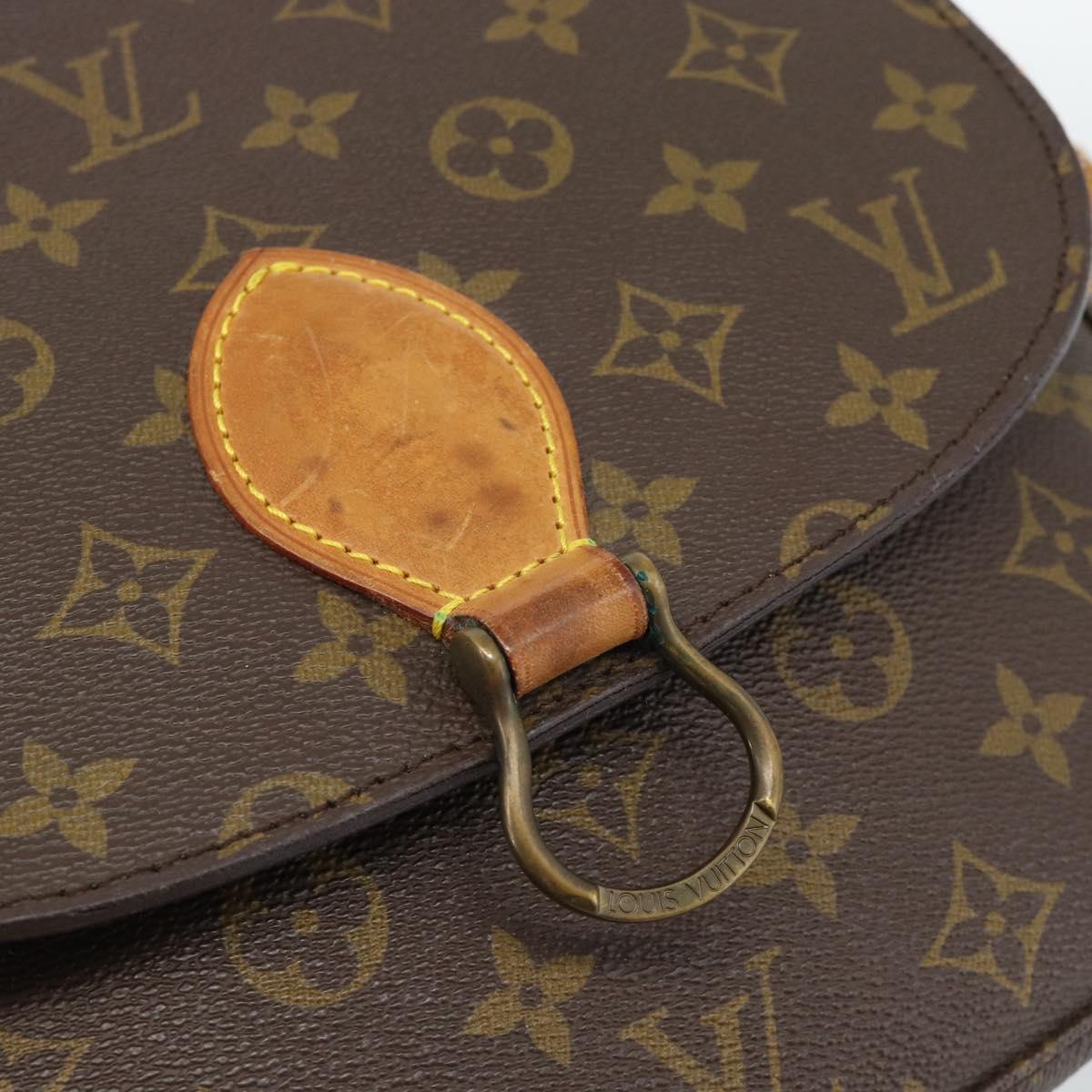 LOUIS VUITTON Monogram Saint Cloud GM Shoulder Bag M51242 LV Auth 186028