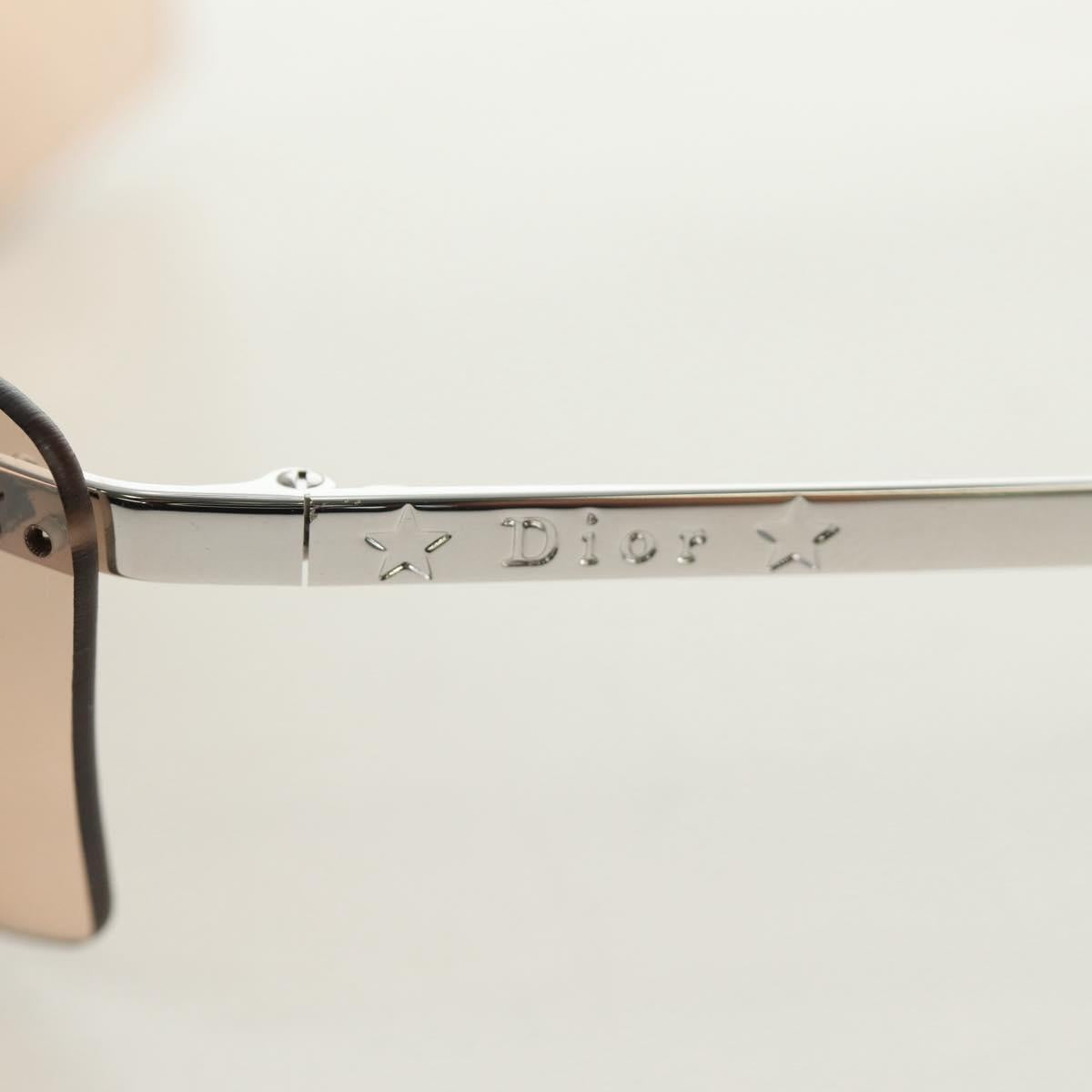 Christian Dior Sunglasses metal Beige Auth 186029M