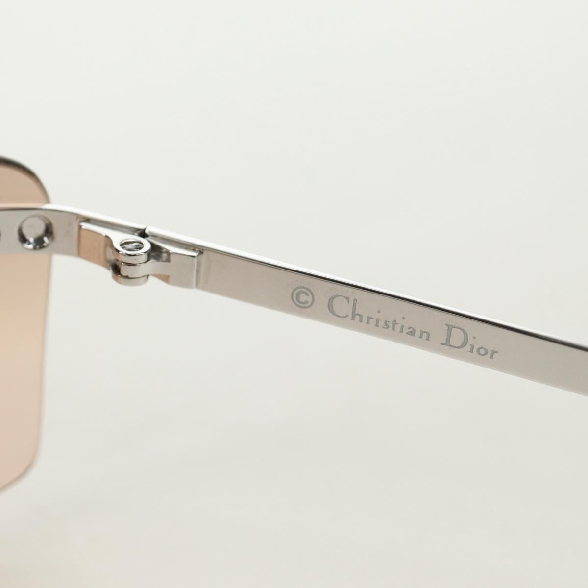 Christian Dior Sunglasses metal Beige Auth 186029M