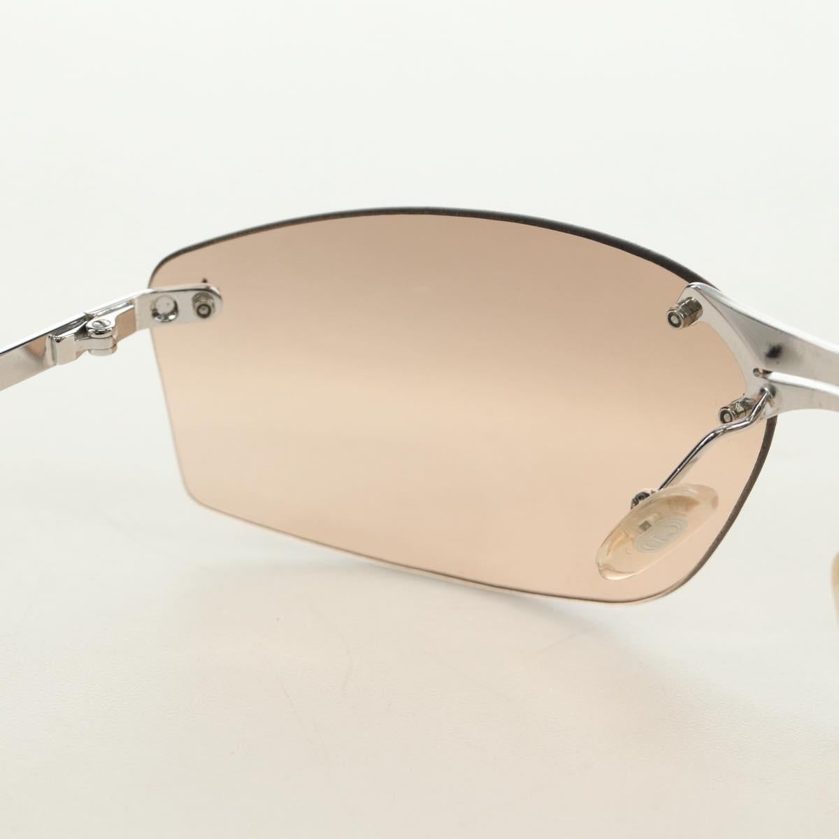 Christian Dior Sunglasses metal Beige Auth 186029M