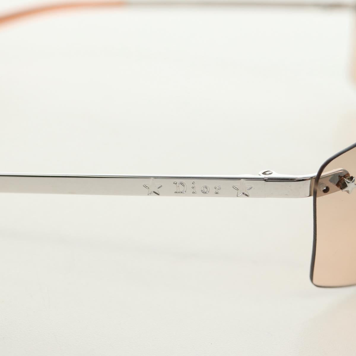 Christian Dior Sunglasses metal Beige Auth 186029M