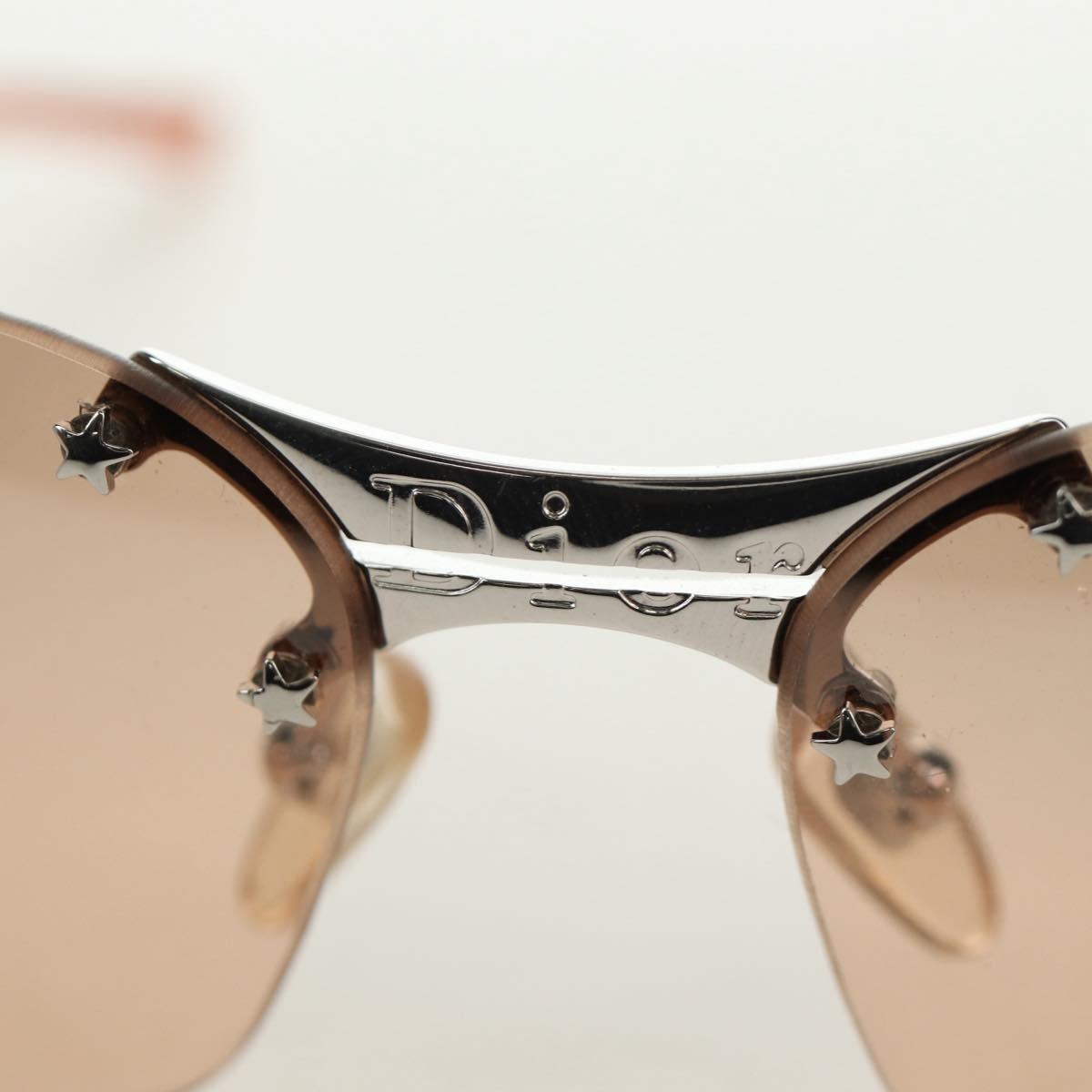 Christian Dior Sunglasses metal Beige Auth 186029M