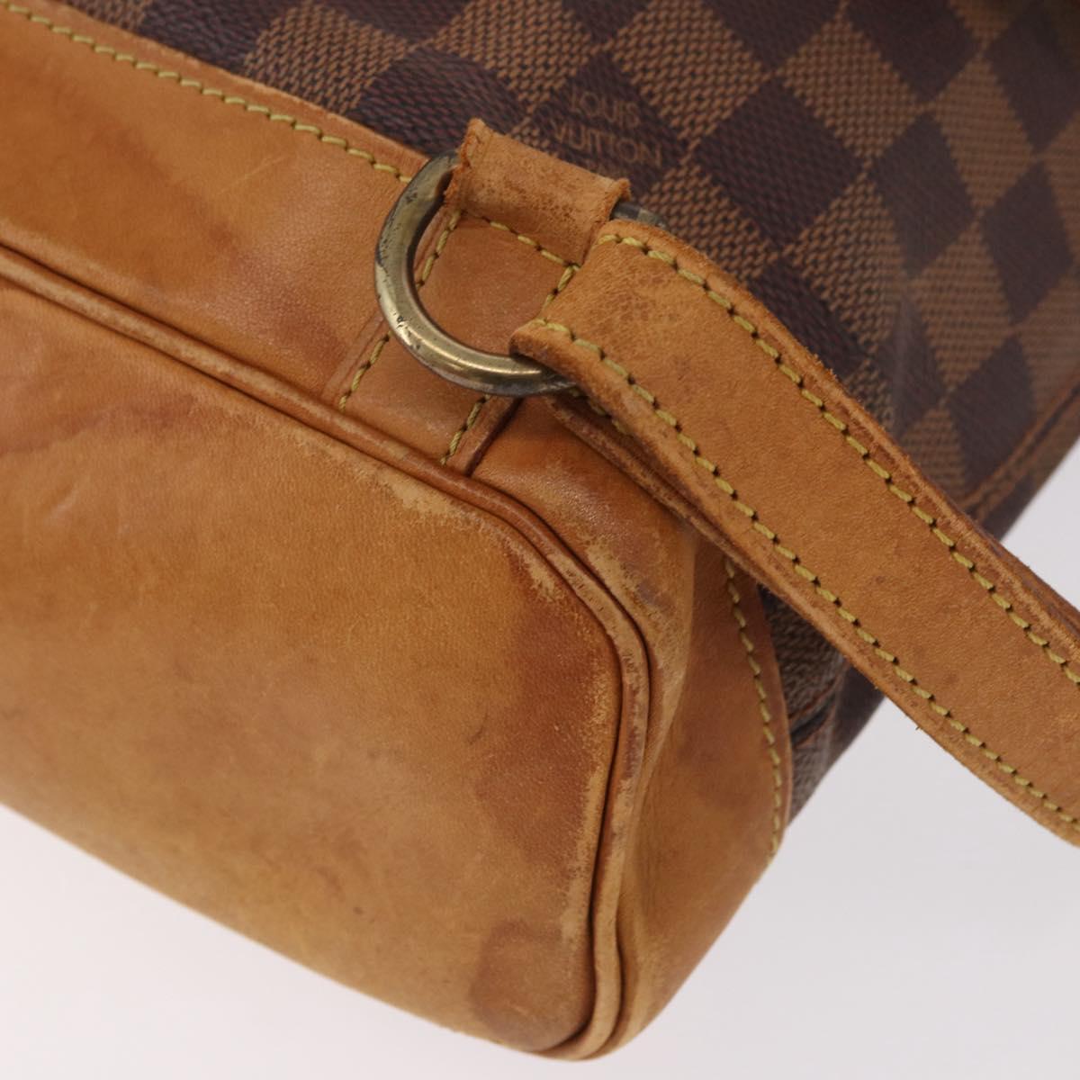LOUIS VUITTON Damier Ebene Arlucan Backpack N99038 LV Auth 186030