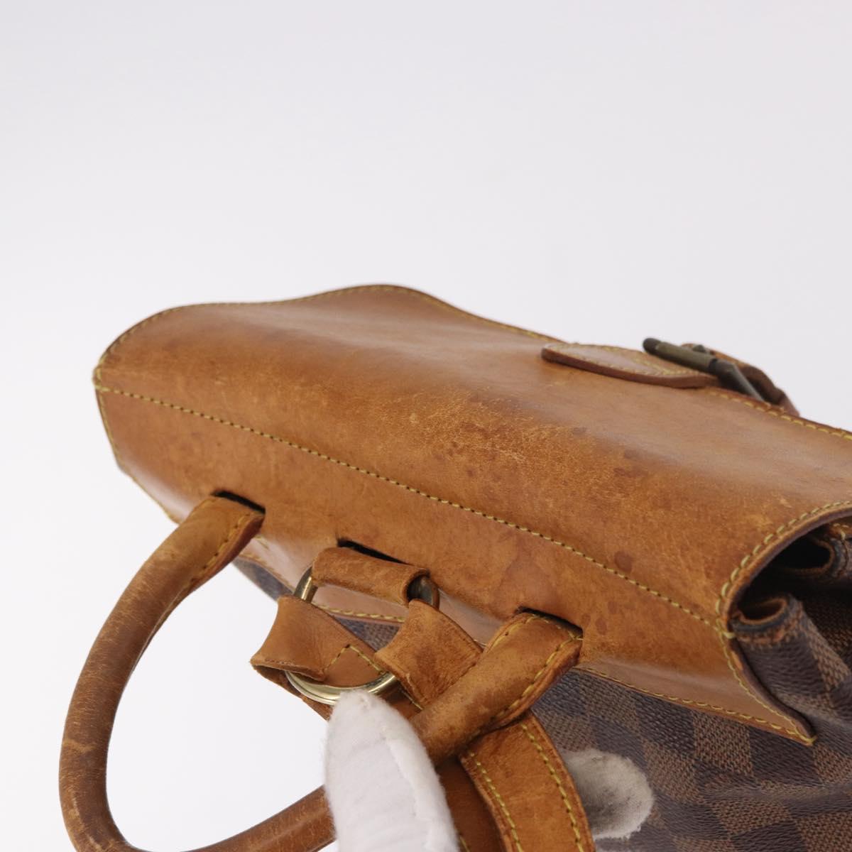 LOUIS VUITTON Damier Ebene Arlucan Backpack N99038 LV Auth 186030