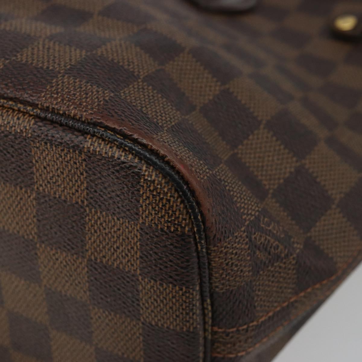 LOUIS VUITTON Damier Ebene Neverfull PM Tote Bag N51109 LV Auth 186031