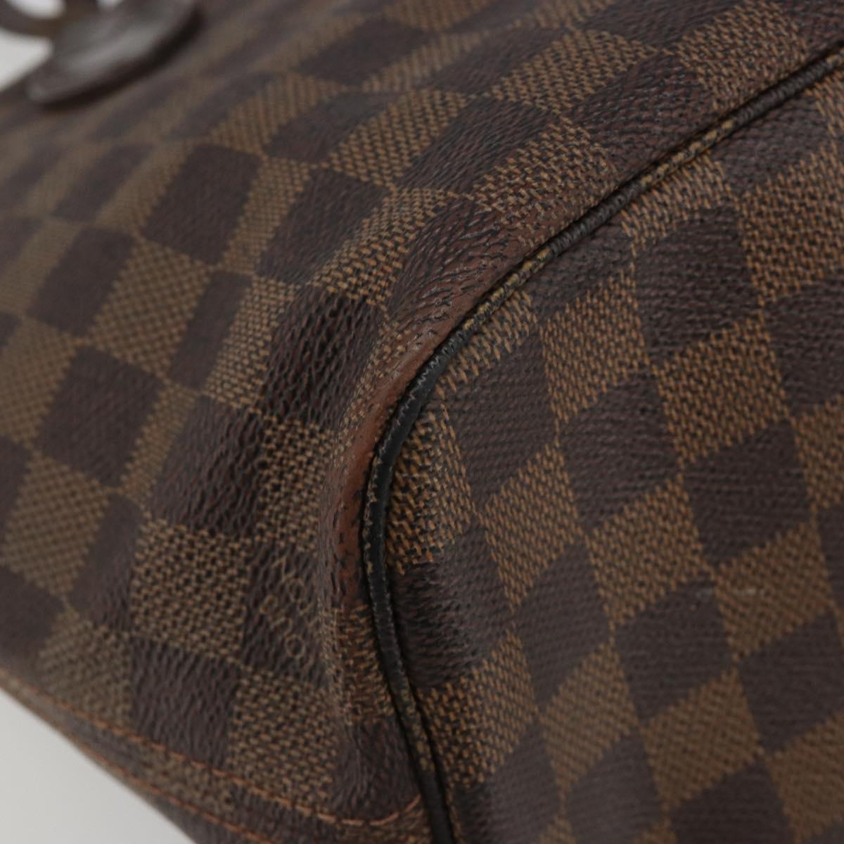 LOUIS VUITTON Damier Ebene Neverfull PM Tote Bag N51109 LV Auth 186031