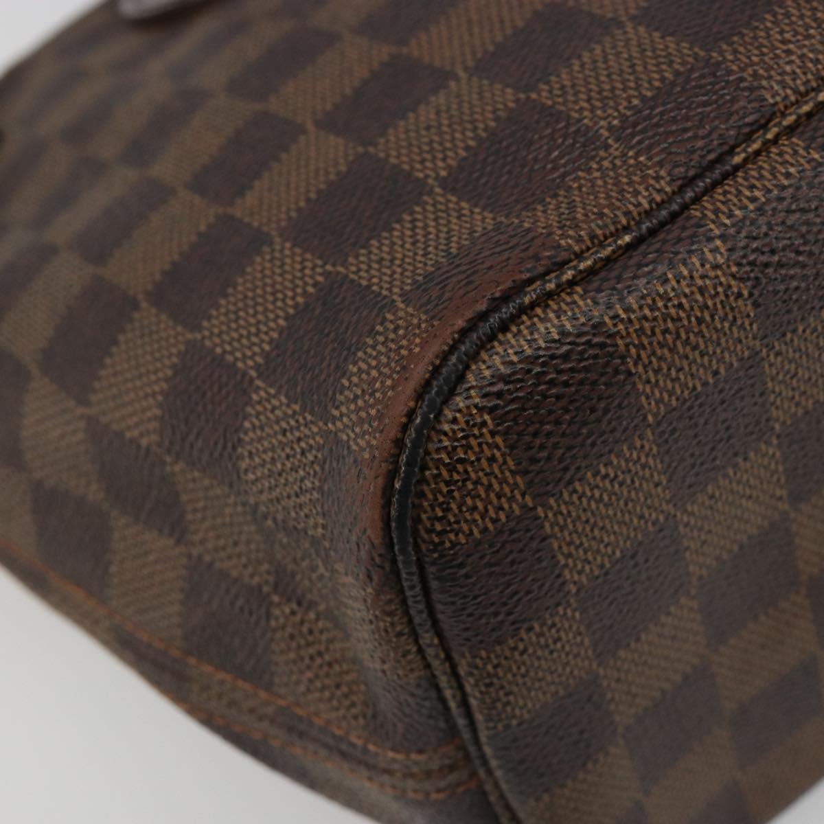 LOUIS VUITTON Damier Ebene Neverfull PM Tote Bag N51109 LV Auth 186031