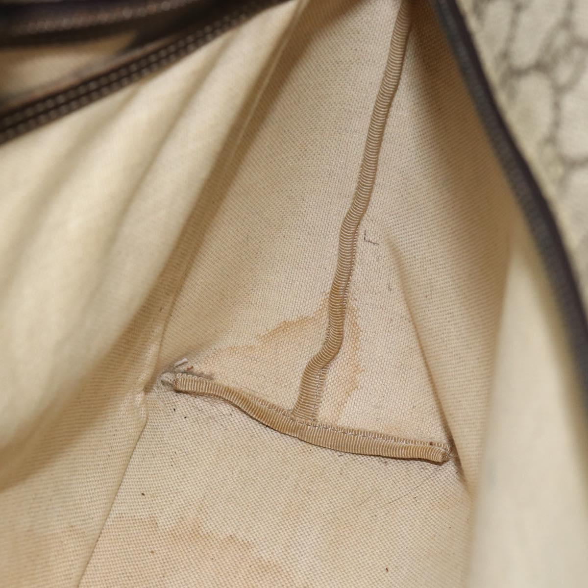 GUCCI GG Supreme Tote Bag PVC Beige 211137 Auth 186032