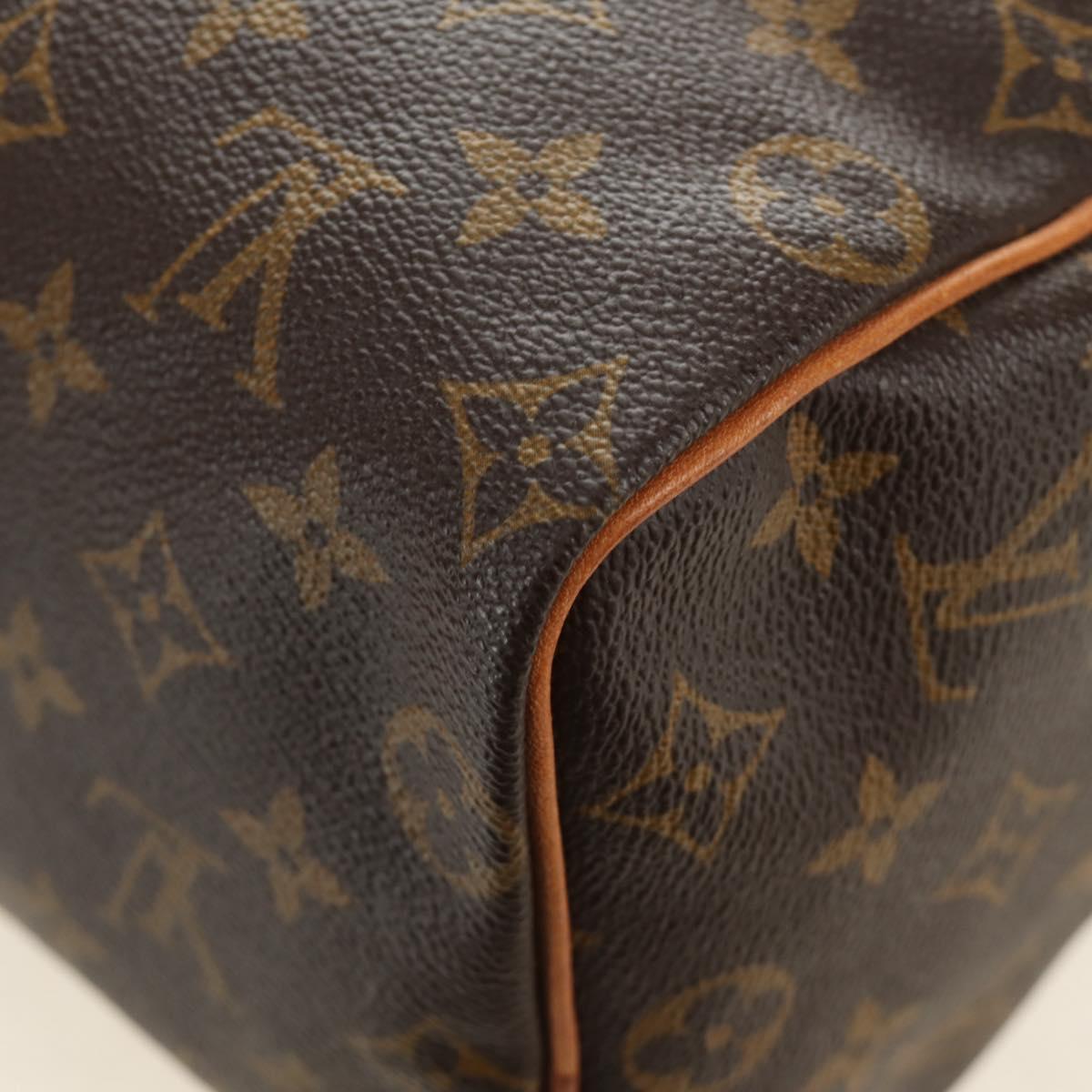 LOUIS VUITTON Monogram Speedy 25 Hand Bag M41528 LV Auth 186035SAV