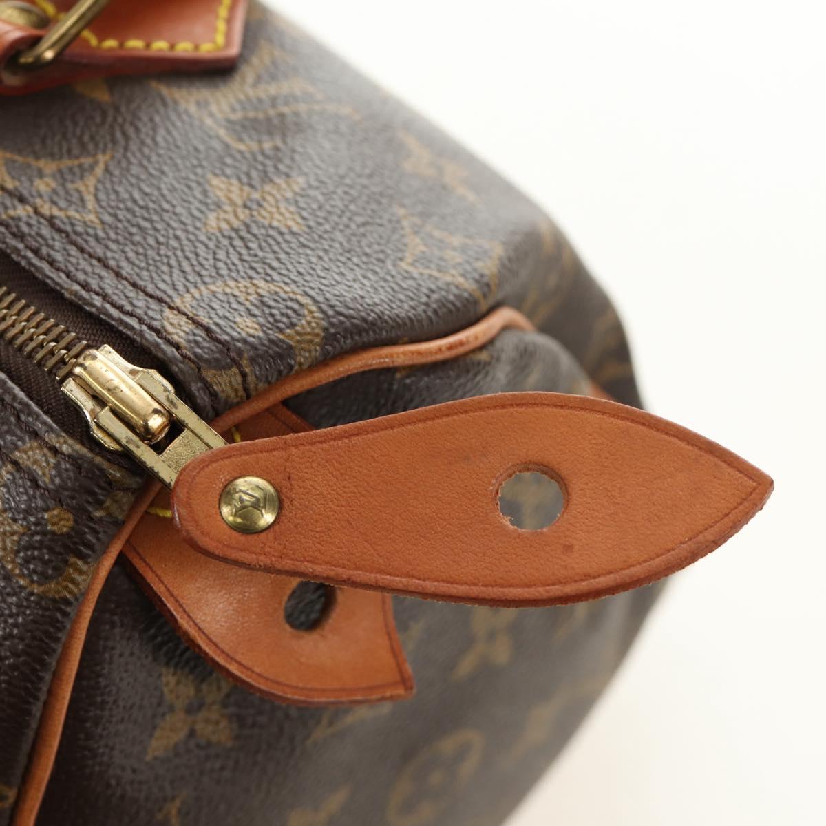 LOUIS VUITTON Monogram Speedy 25 Hand Bag M41528 LV Auth 186035SAV