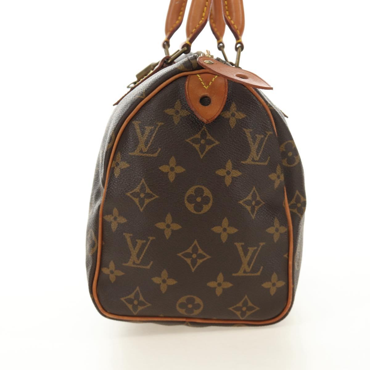 LOUIS VUITTON Monogram Speedy 25 Hand Bag M41528 LV Auth 186035SAV