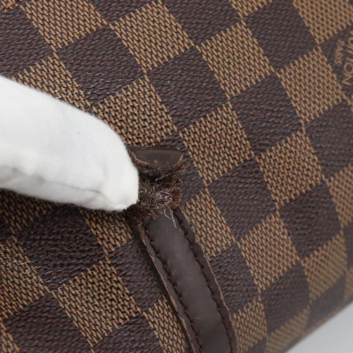 LOUIS VUITTON Damier Ebene Papillon 30 Hand Bag N51303 LV Auth 186041