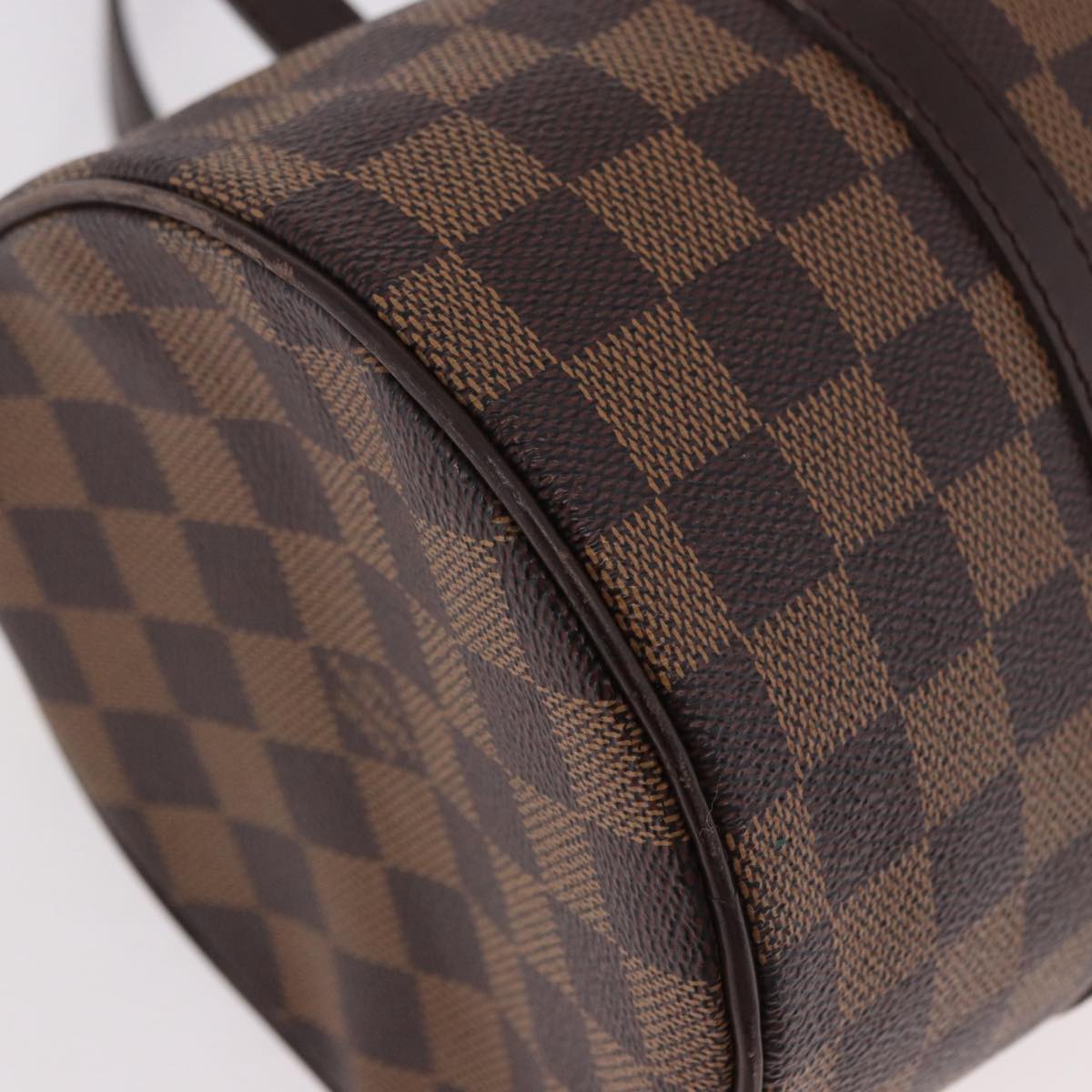 LOUIS VUITTON Damier Ebene Papillon 30 Hand Bag N51303 LV Auth 186041