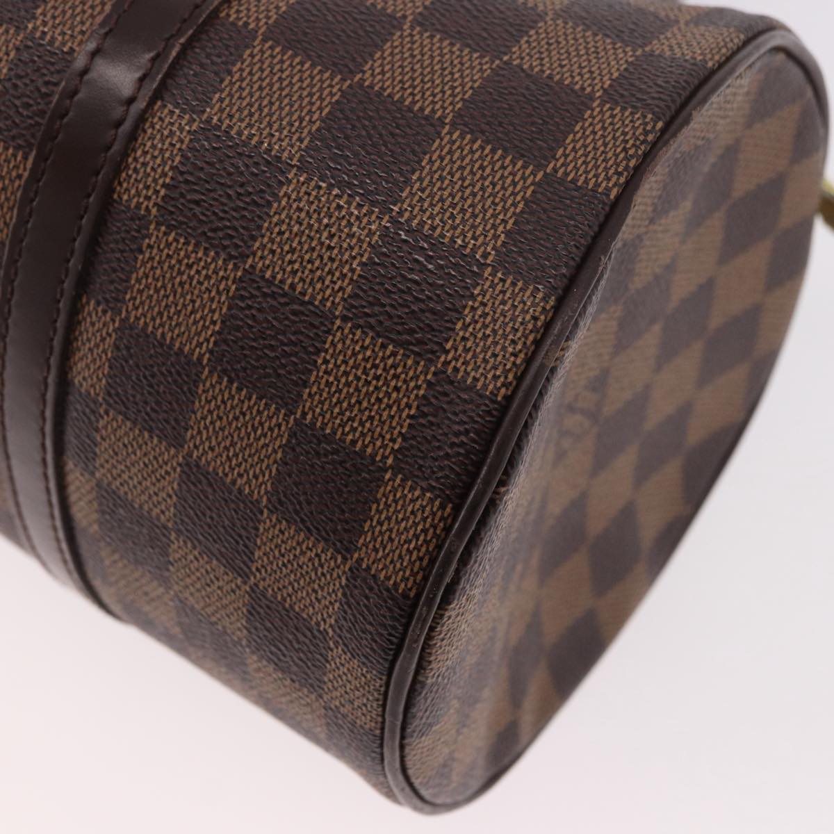 LOUIS VUITTON Damier Ebene Papillon 30 Hand Bag N51303 LV Auth 186041