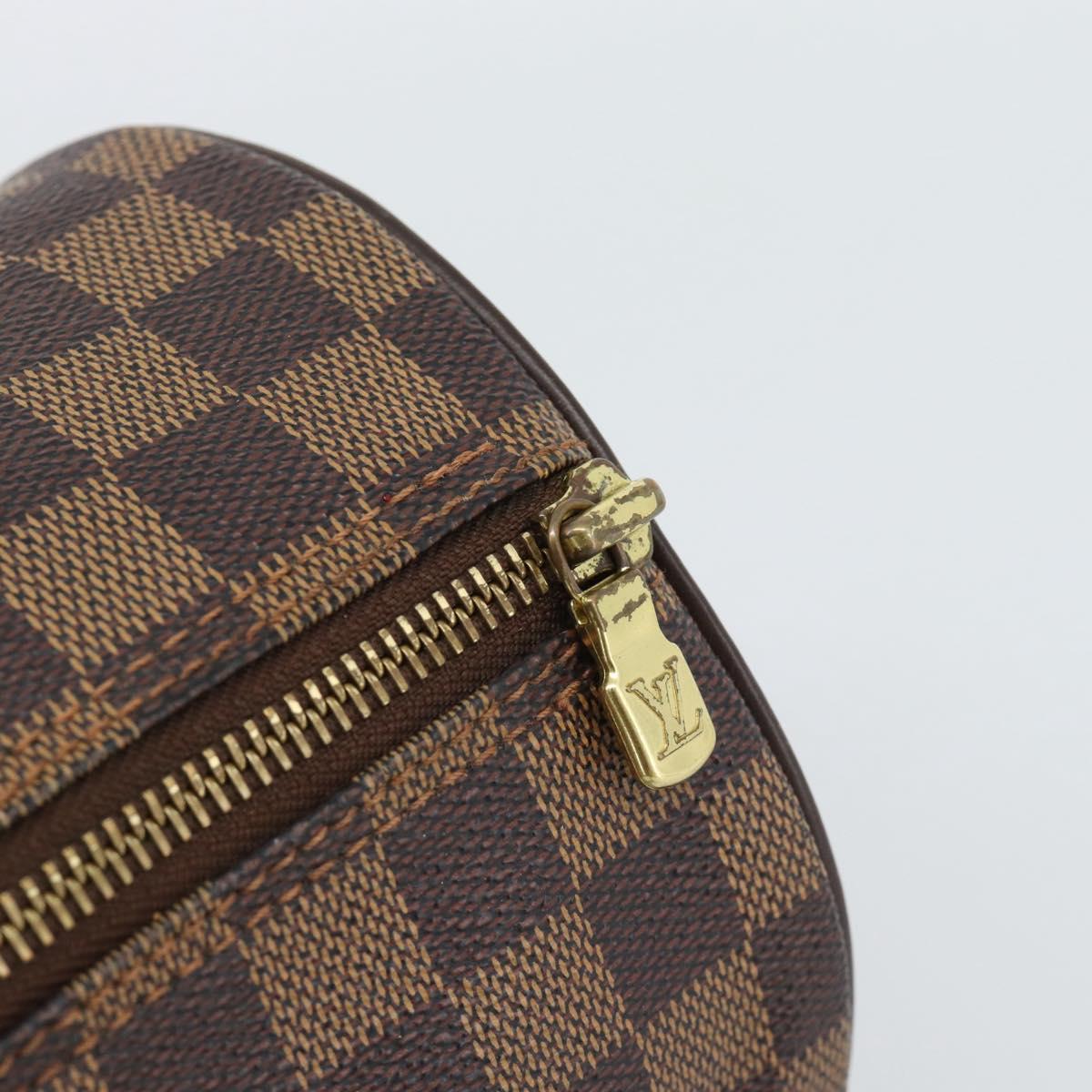 LOUIS VUITTON Damier Ebene Papillon 30 Hand Bag N51303 LV Auth 186041