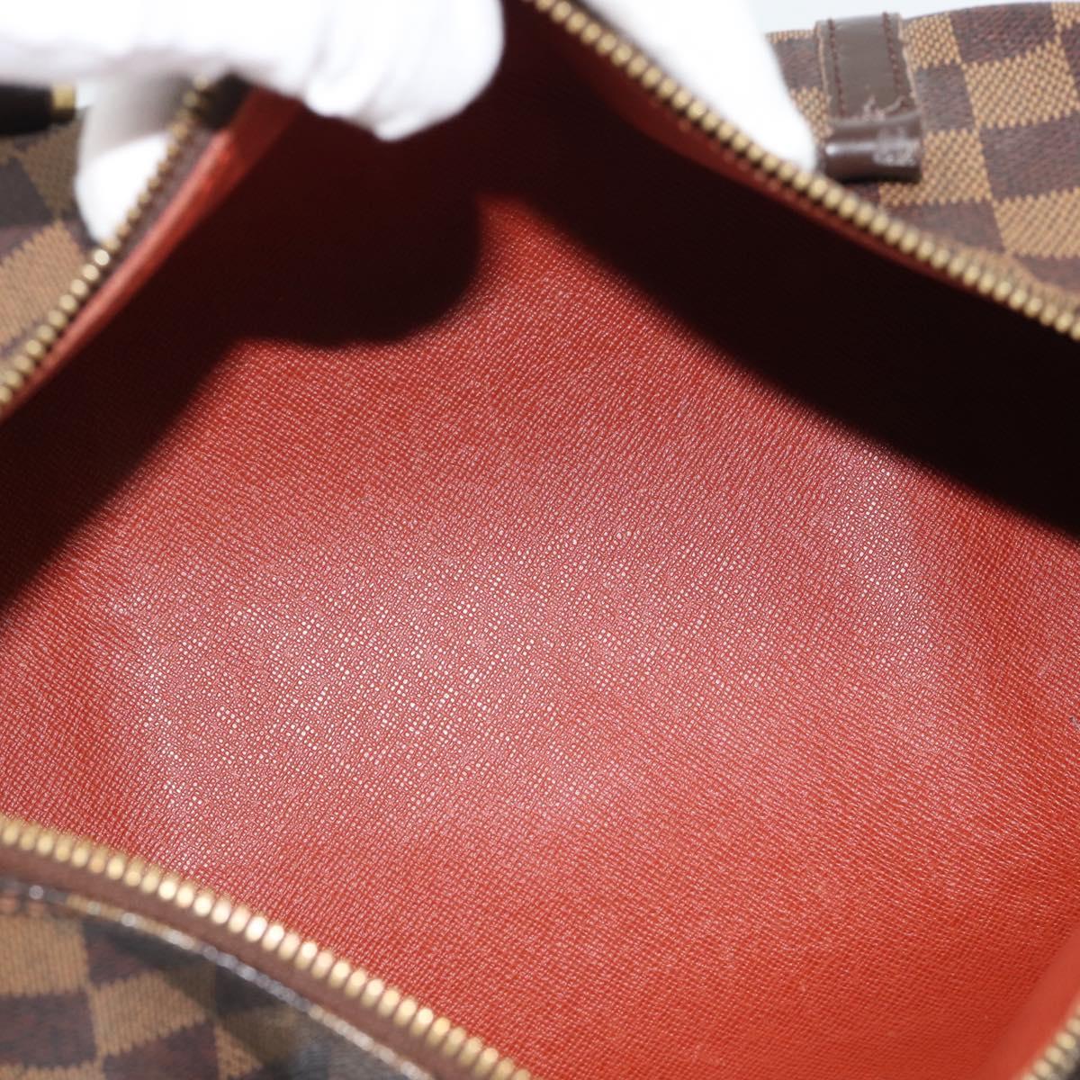 LOUIS VUITTON Damier Ebene Papillon 30 Hand Bag N51303 LV Auth 186041