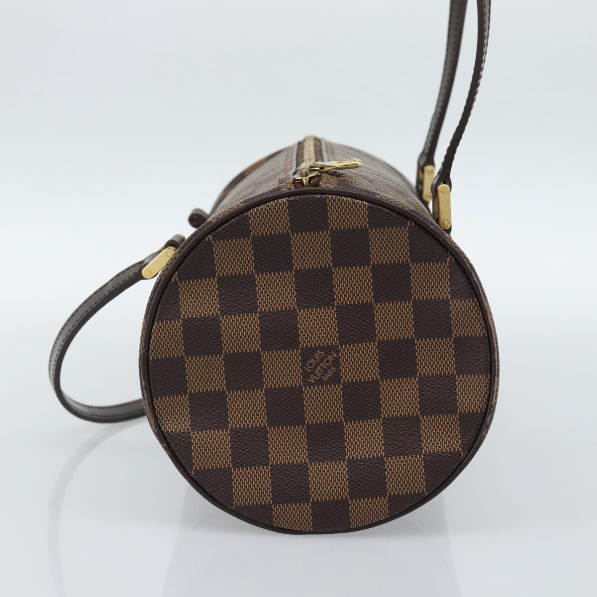 LOUIS VUITTON Damier Ebene Papillon 30 Hand Bag N51303 LV Auth 186041