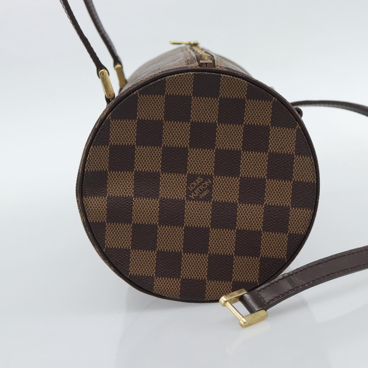 LOUIS VUITTON Damier Ebene Papillon 30 Hand Bag N51303 LV Auth 186041