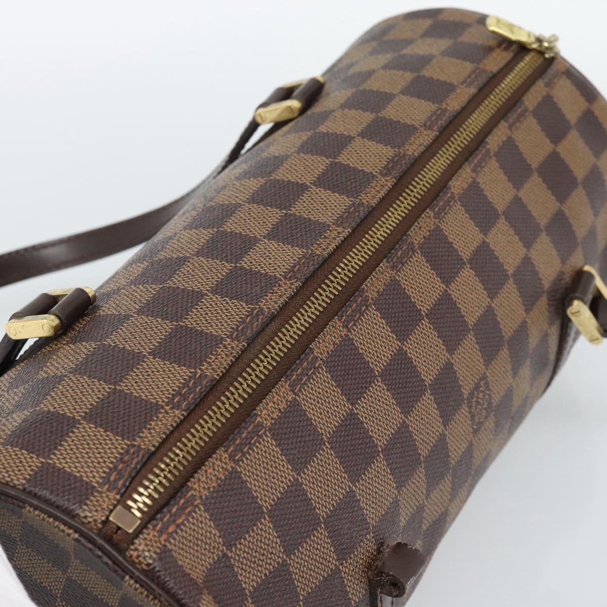 LOUIS VUITTON Damier Ebene Papillon 30 Hand Bag N51303 LV Auth 186041