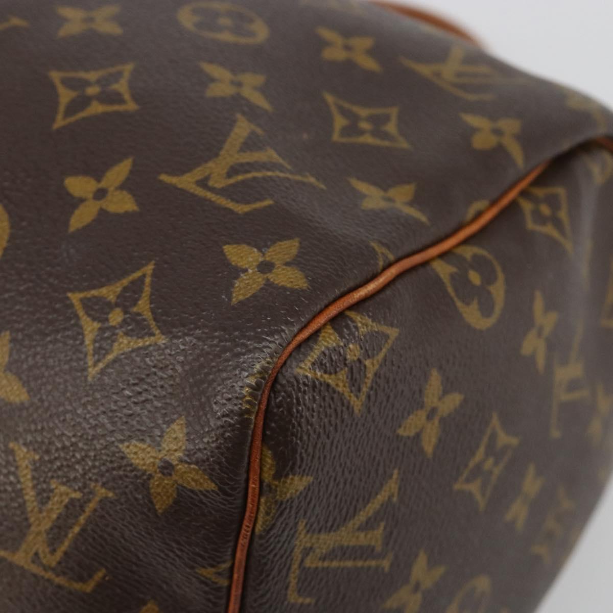LOUIS VUITTON Monogram Speedy 30 Hand Bag M41526 LV Auth 186053A