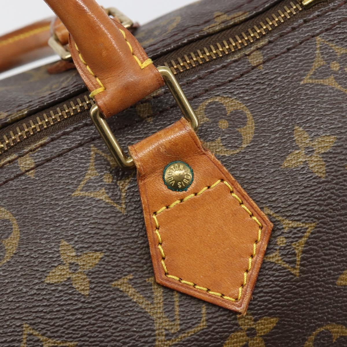 LOUIS VUITTON Monogram Speedy 30 Hand Bag M41526 LV Auth 186053A