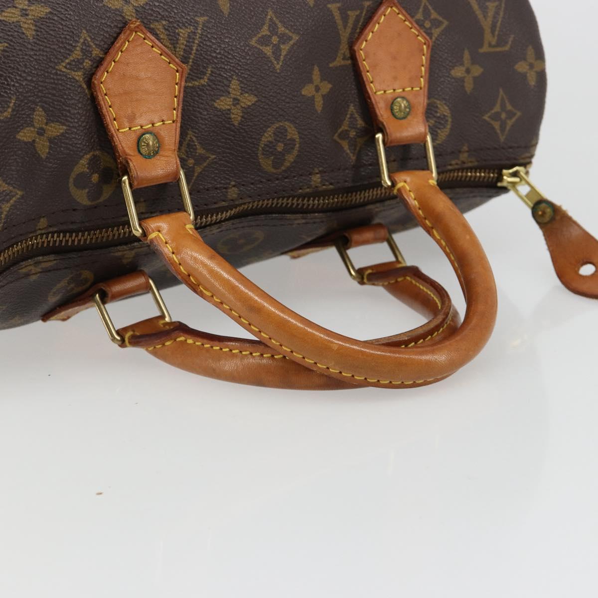 LOUIS VUITTON Monogram Speedy 30 Hand Bag M41526 LV Auth 186053A