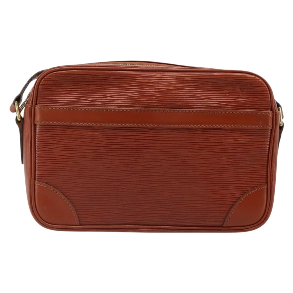 LOUIS VUITTON Epi Trocadero 23 Shoulder Bag Brown M52313 LV Auth 186055