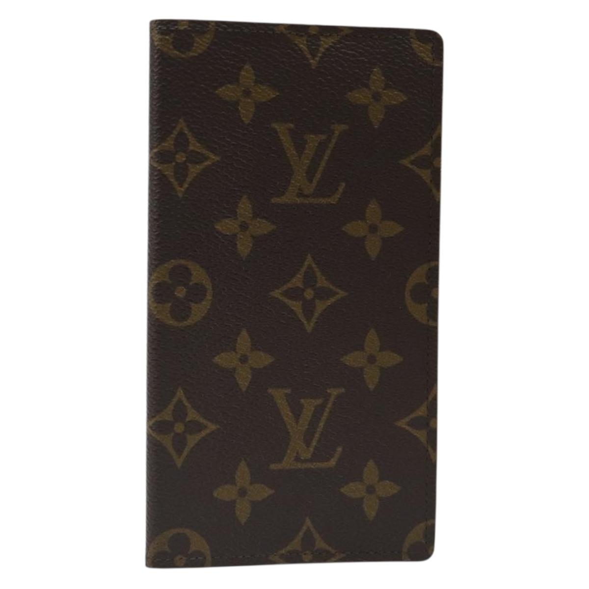 LOUIS VUITTON Monogram Day Planner Cover LV Auth 186066A