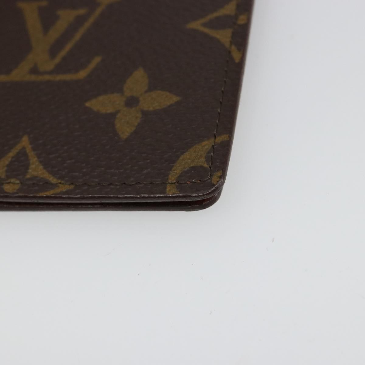 LOUIS VUITTON Monogram Day Planner Cover LV Auth 186066A