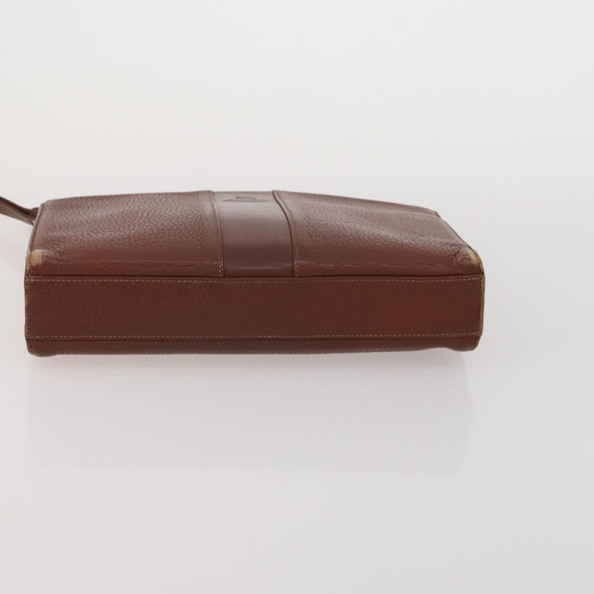 Burberrys Burberry Cartier Bag PVC Leather 4 Set Brown Bordeaux Auth 186068