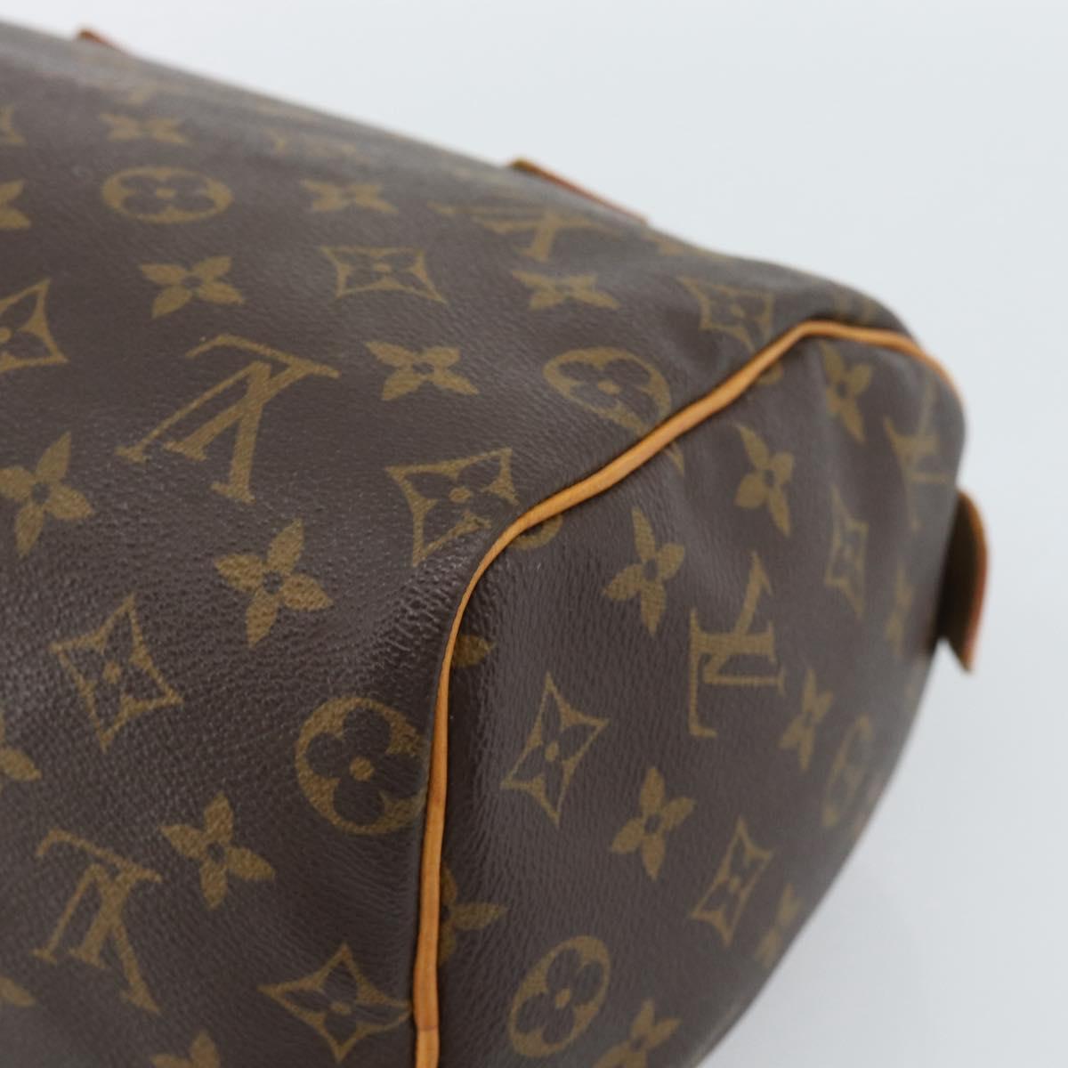 LOUIS VUITTON Monogram Speedy 25 Hand Bag M41528 LV Auth 186090A