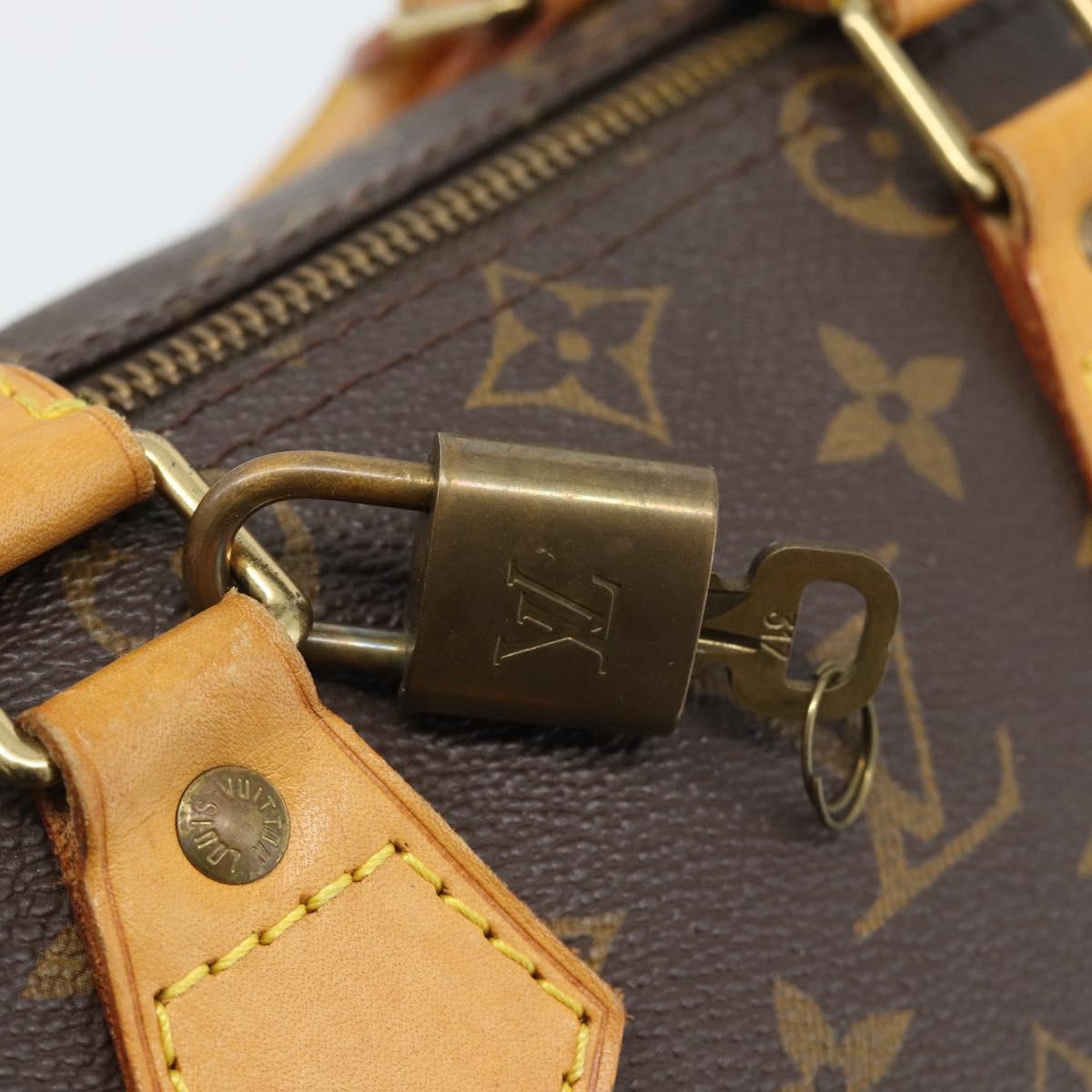 LOUIS VUITTON Monogram Speedy 25 Hand Bag M41528 LV Auth 186090A