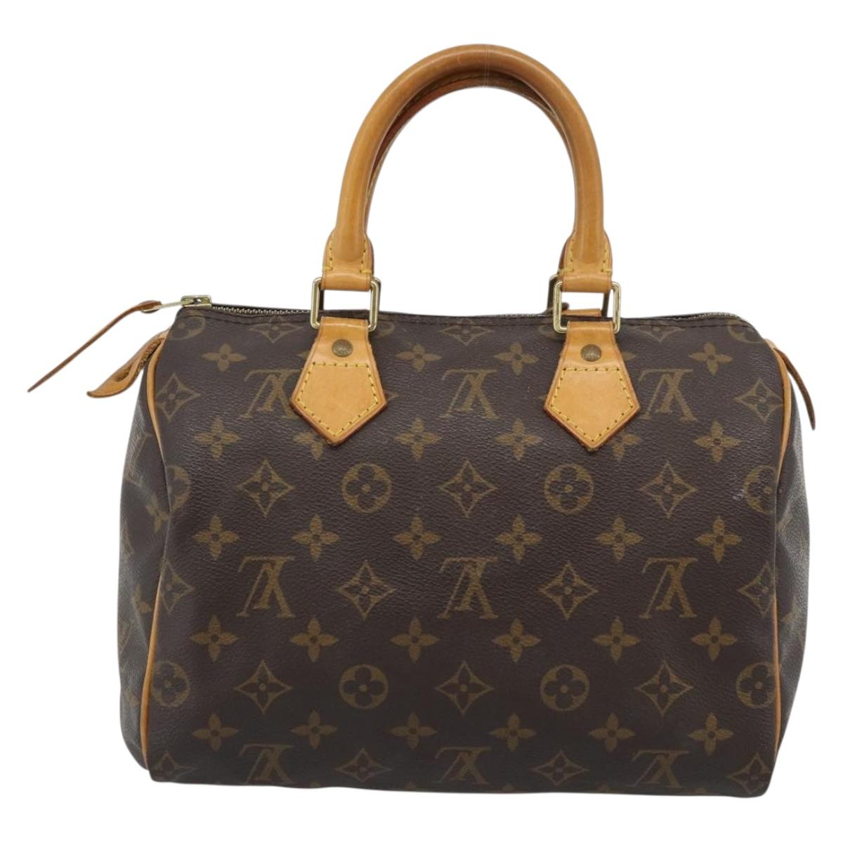 LOUIS VUITTON Monogram Speedy 25 Hand Bag M41528 LV Auth 186090A