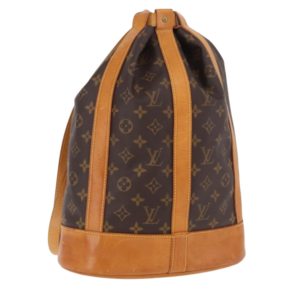 LOUIS VUITTON Monogram Randonnee PM Shoulder Bag M42243 LV Auth 186097A