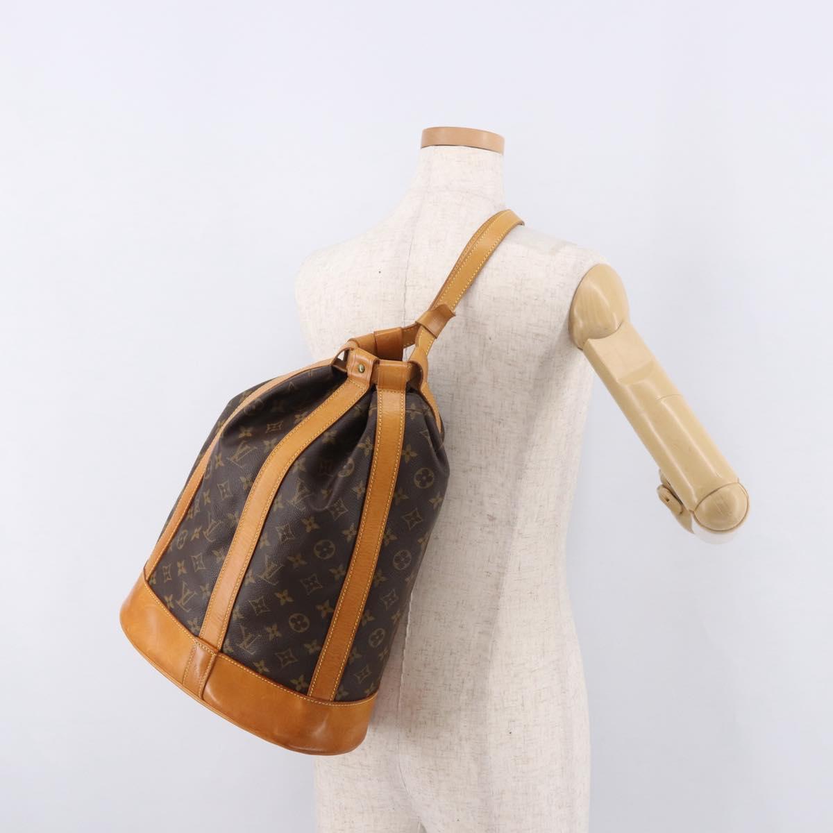 LOUIS VUITTON Monogram Randonnee PM Shoulder Bag M42243 LV Auth 186097A