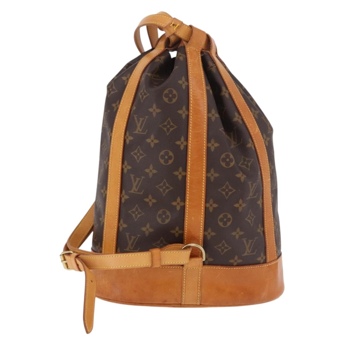 LOUIS VUITTON Monogram Randonnee PM Shoulder Bag M42243 LV Auth 186097A
